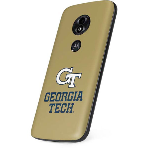Georgia Institute of Technology Gold LogoType GT Moto E5 Play Skin